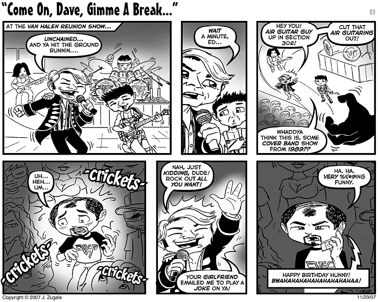 Just A Bit Off #90: Come On, Dave, Gimme A Break...