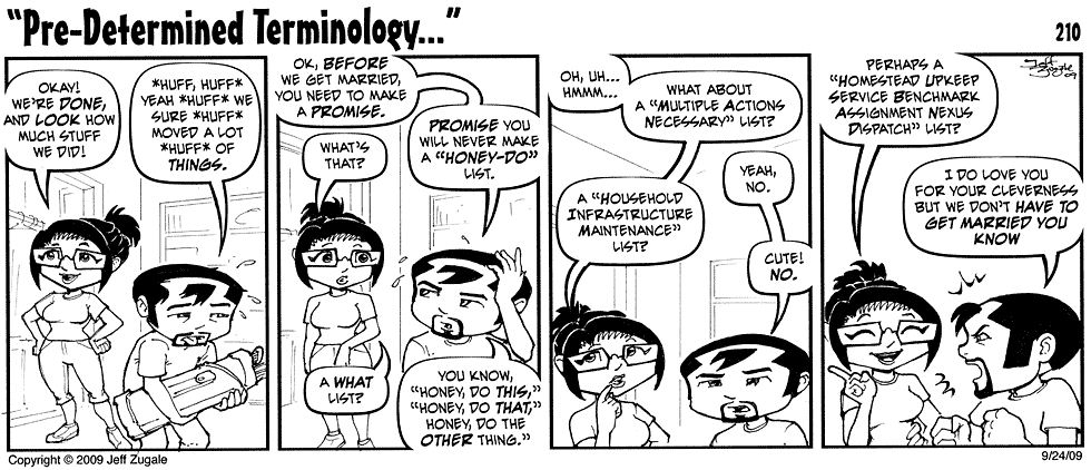 Just A Bit Off #210: Pre-Determined Terminology...